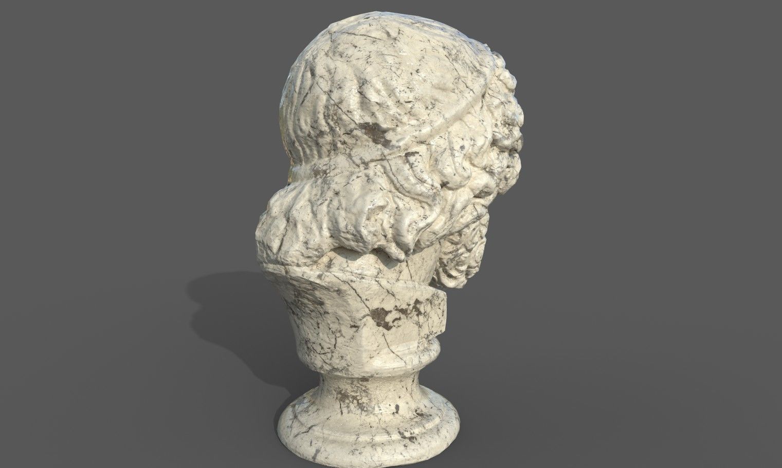 Zeus the god of the sky and thunder Low-poly 3D model_24