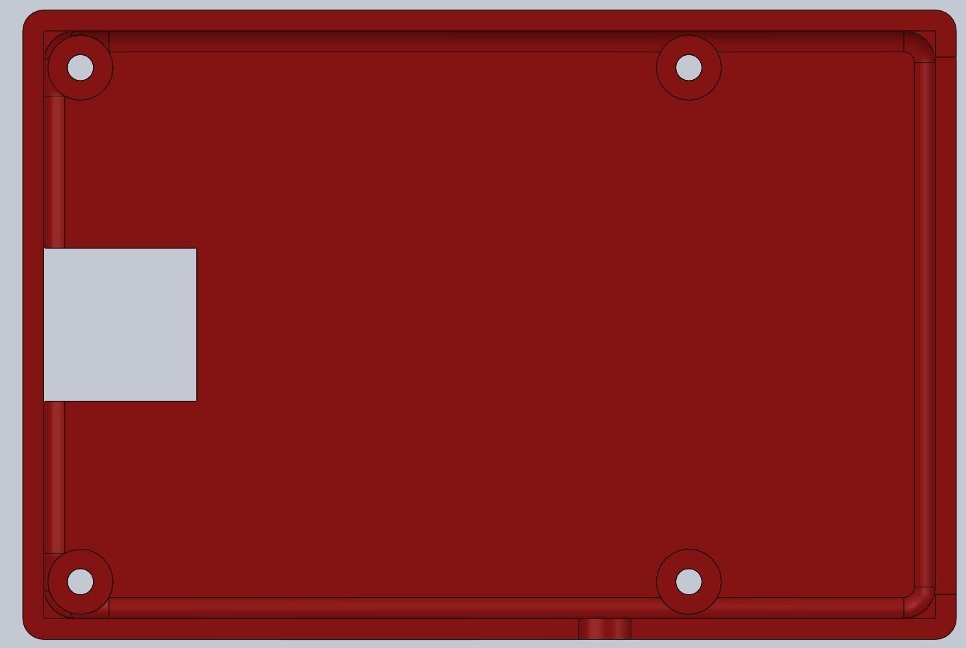 Raspberry pi 3 case 3D print model_3