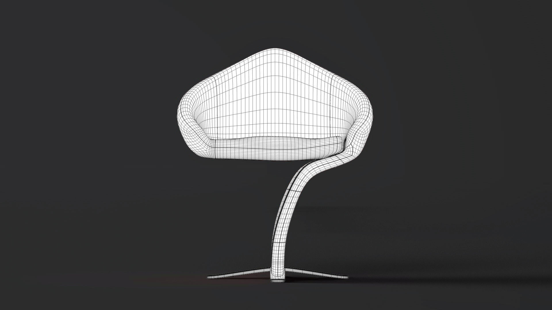 Rose Chair 3D model_2