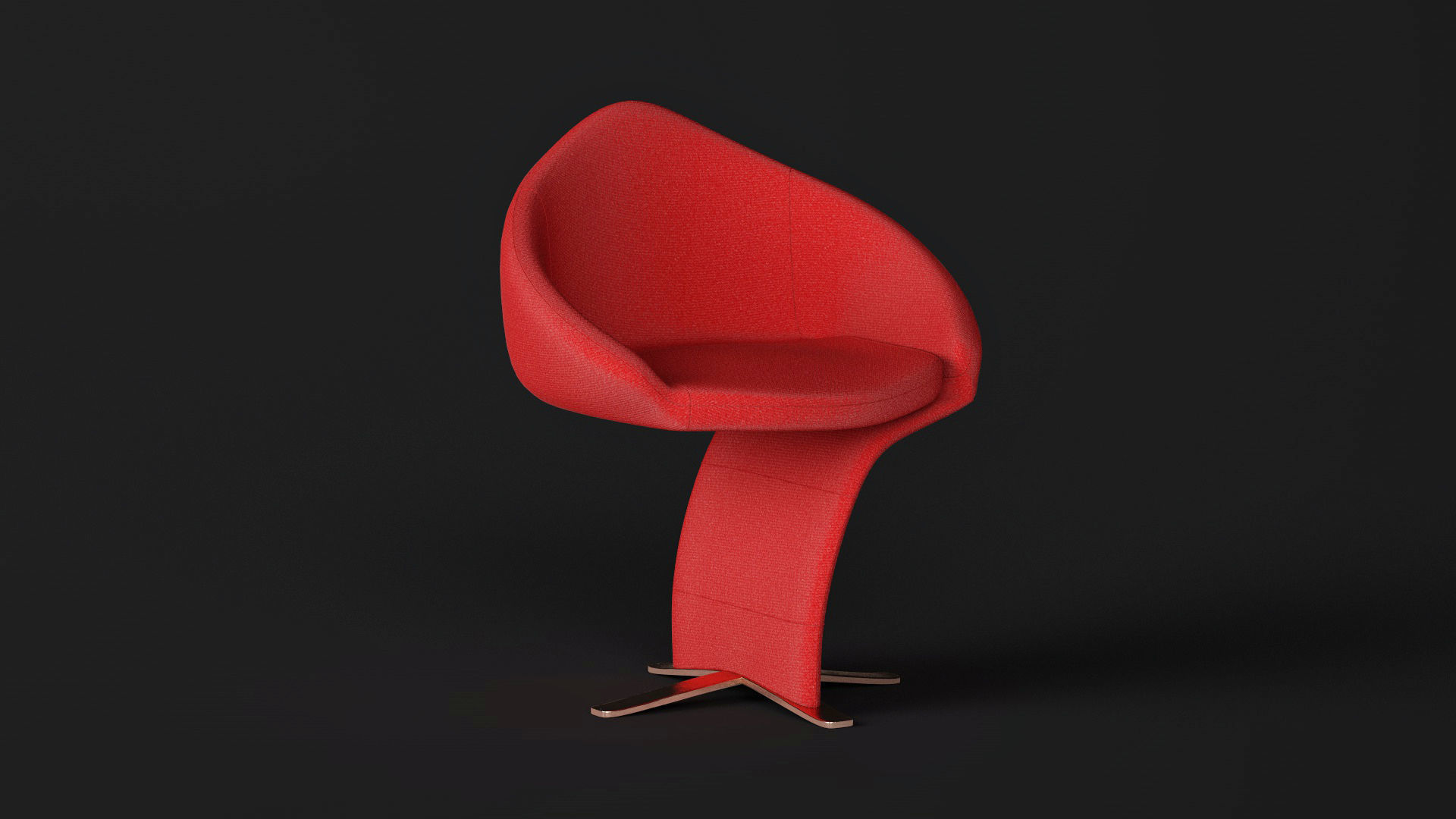Rose Chair 3D model_9