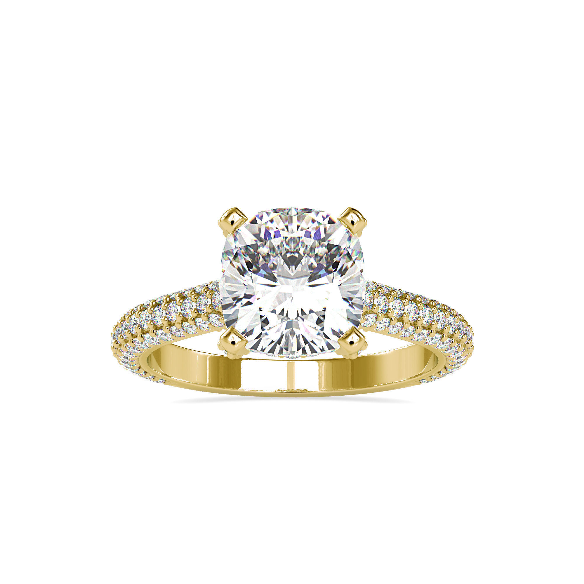 Women Engagment Ring 3d model 3D print model_4