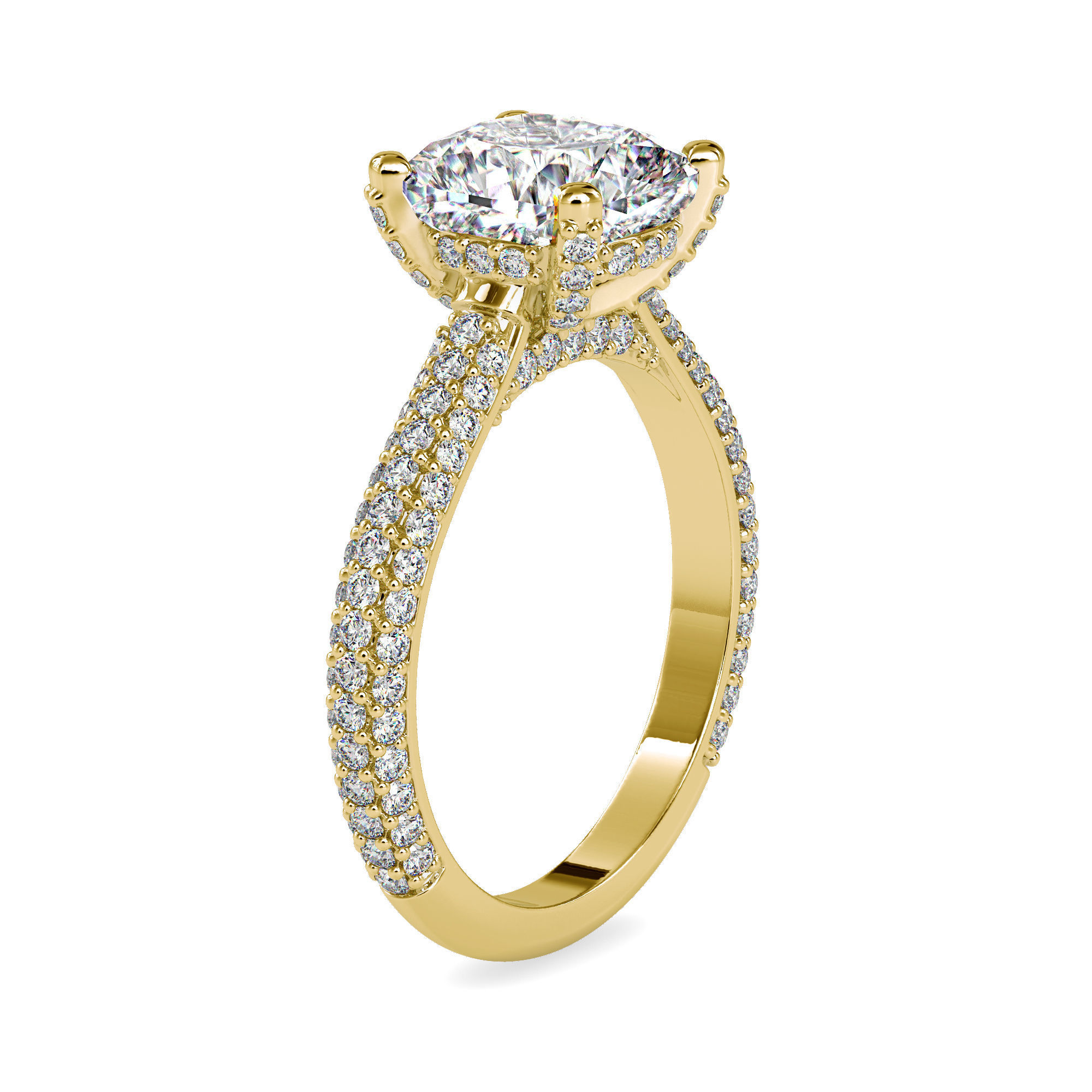 Women Engagment Ring 3d model 3D print model_5