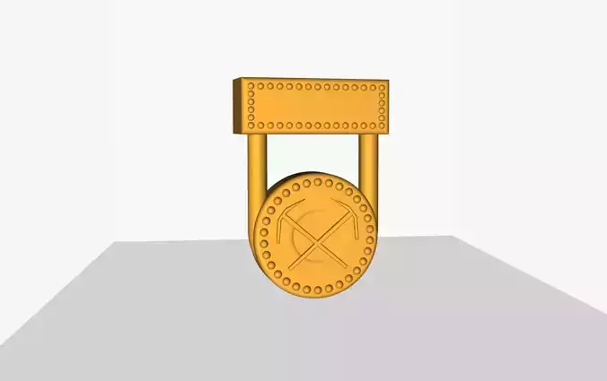 Stinky Pete Button  3D print model