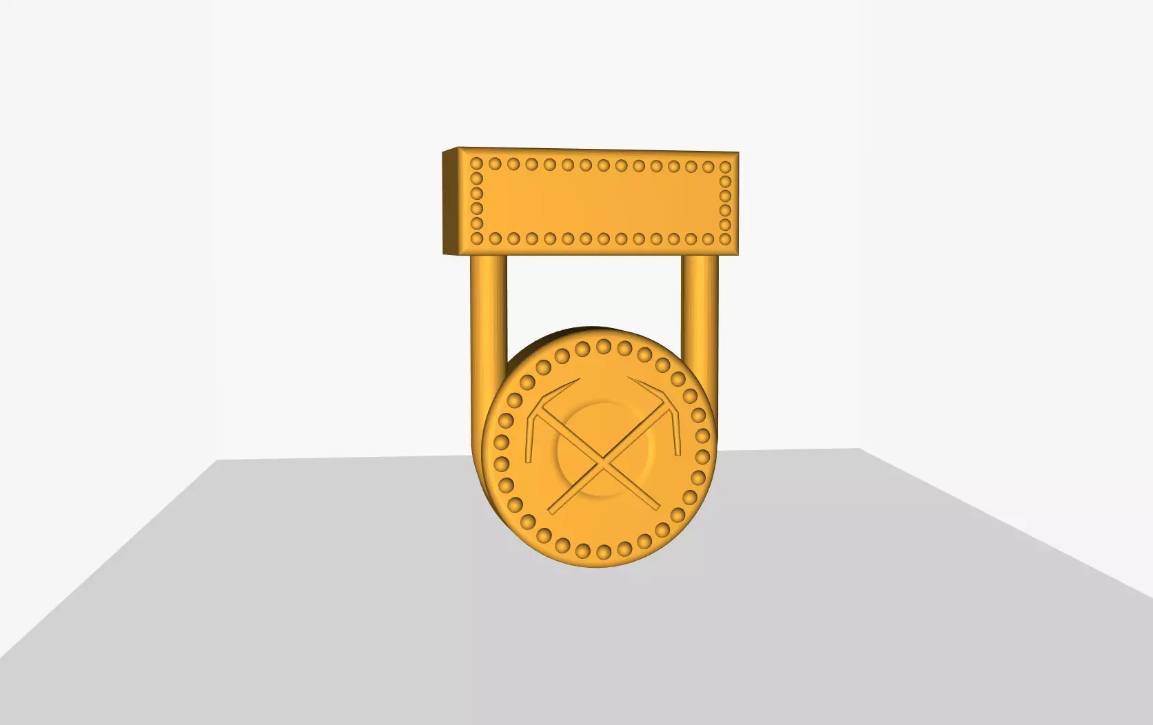 Stinky Pete Button  3D print model_0