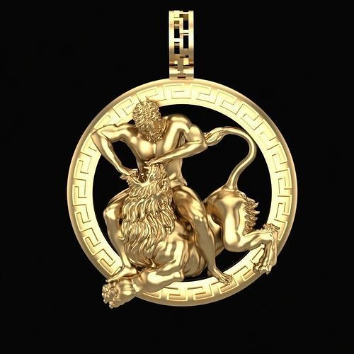 Pendant Hercules 3D print model