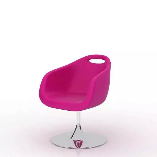 Purple Chair 3D model_0