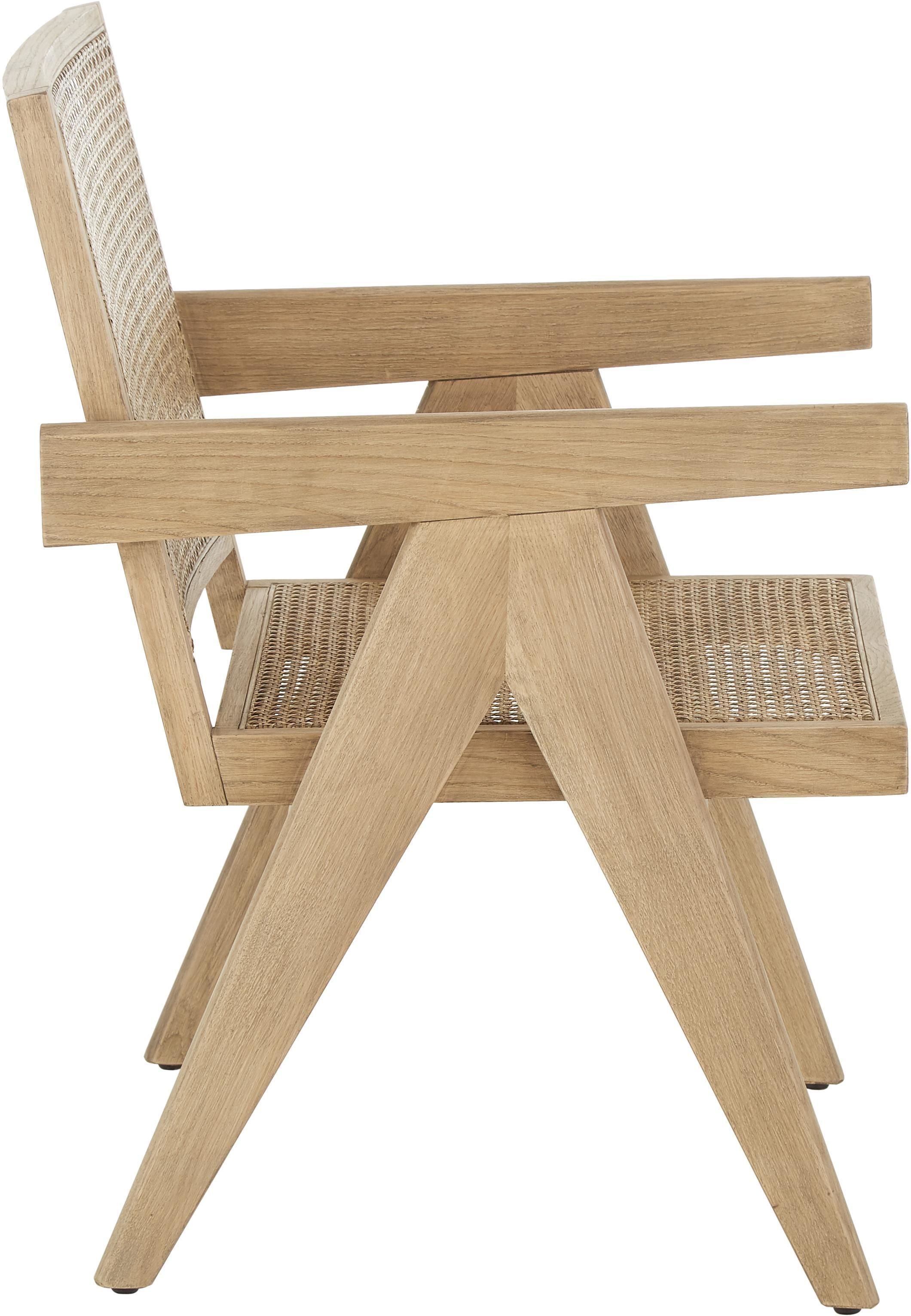 Lounge chair Sissi with wickerwork 3D model_6