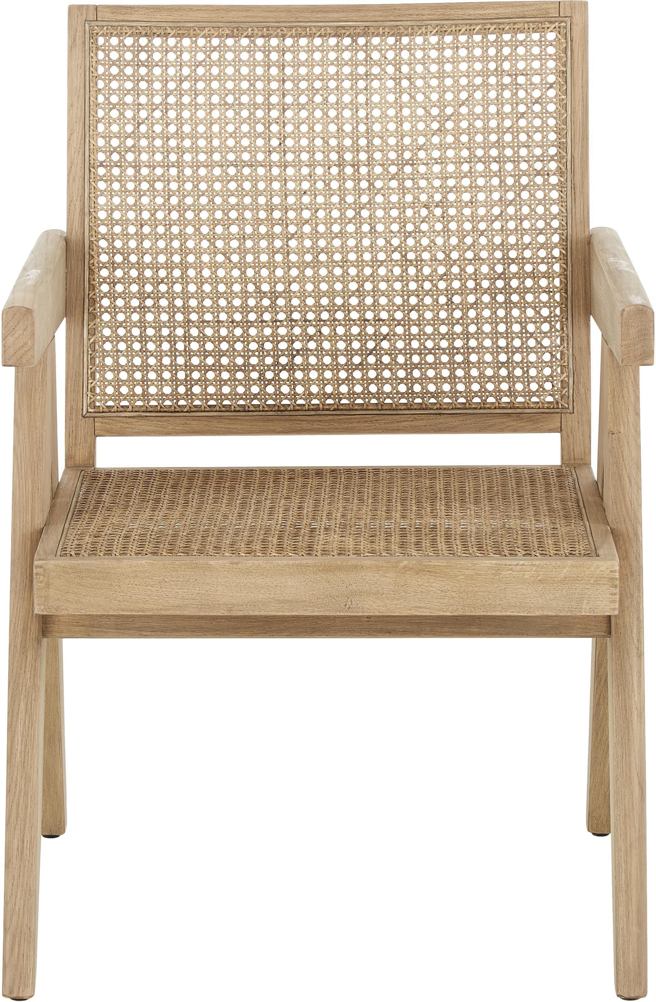 Lounge chair Sissi with wickerwork 3D model_5