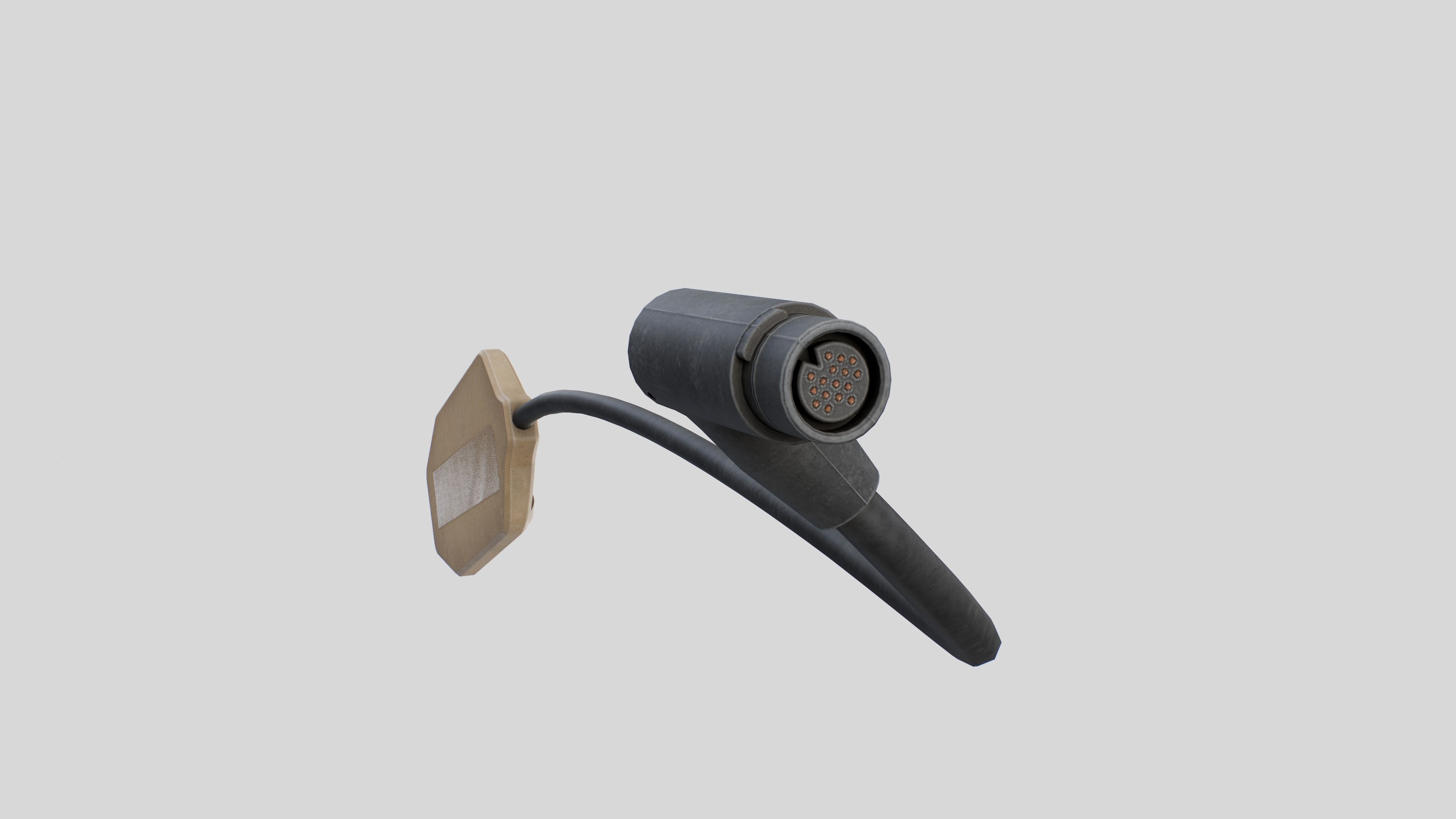 Wilcox Raptar-S Laser Range Finder Low-poly 3D model_22