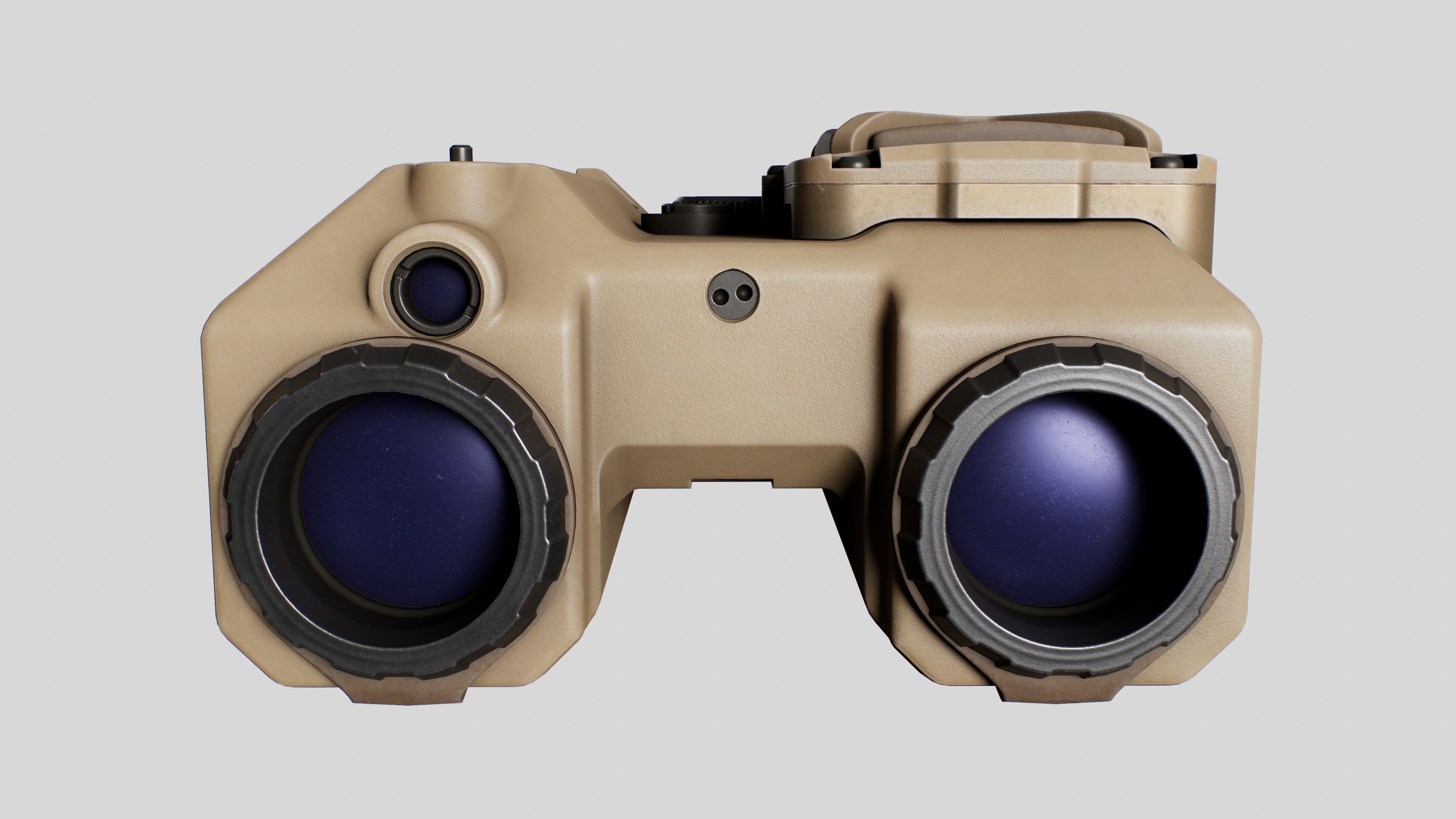 Wilcox Raptar-S Laser Range Finder Low-poly 3D model_4