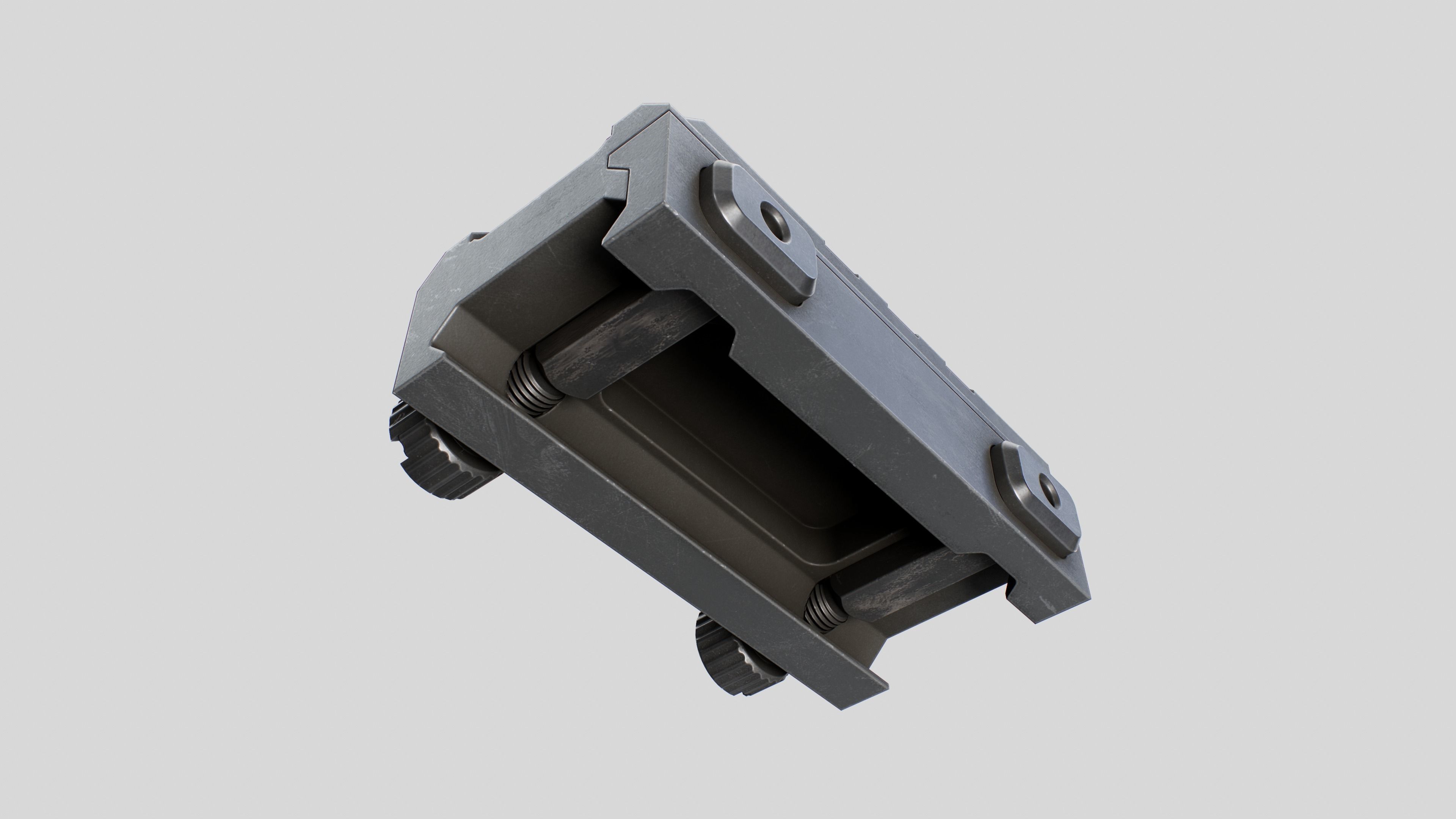 Wilcox Raptar-S Laser Range Finder Low-poly 3D model_19