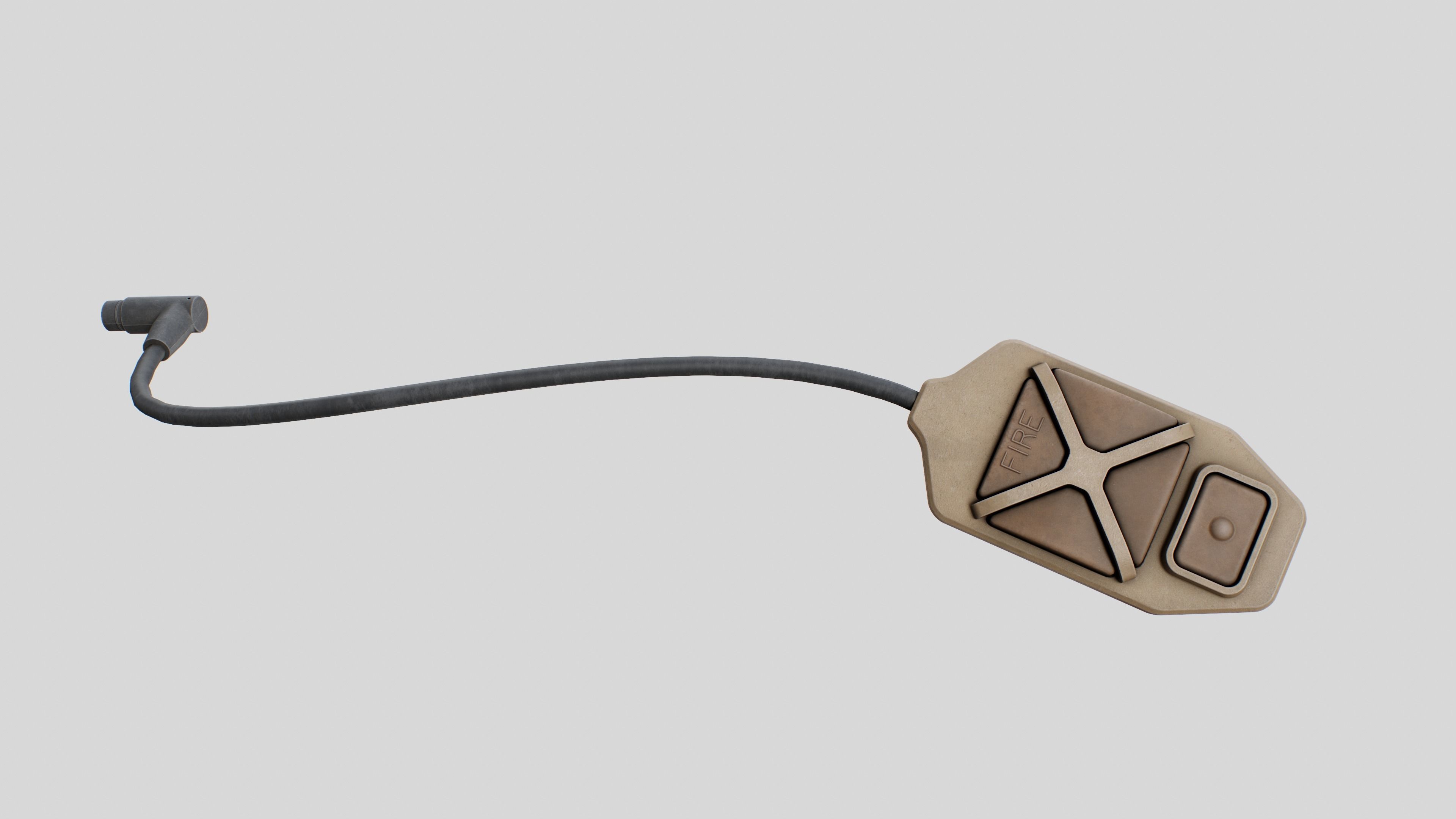 Wilcox Raptar-S Laser Range Finder Low-poly 3D model_20