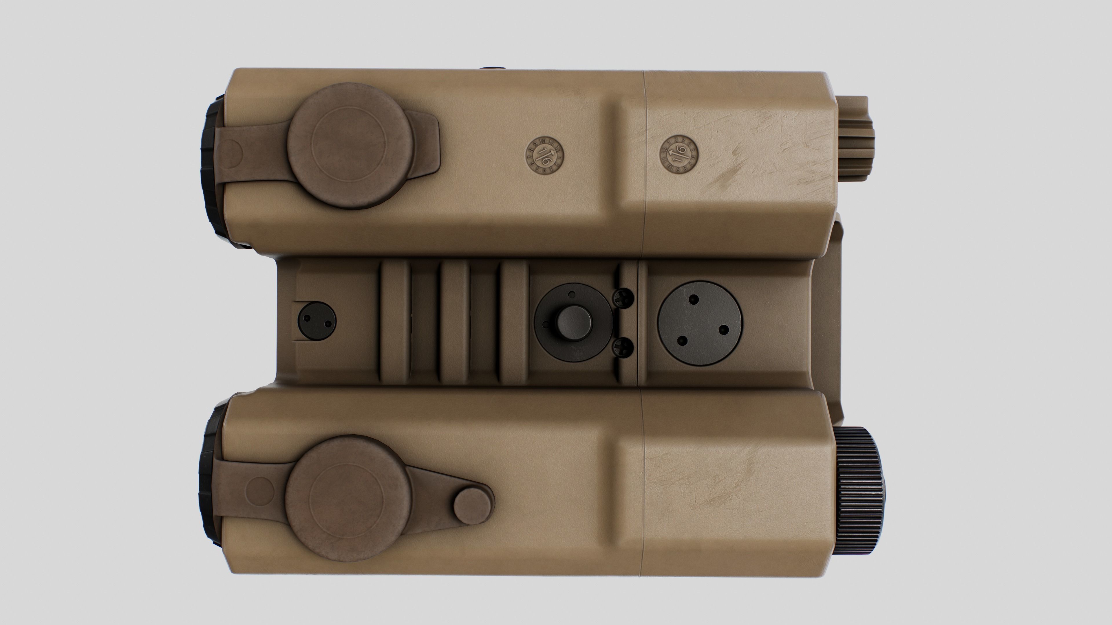 Wilcox Raptar-S Laser Range Finder Low-poly 3D model_13