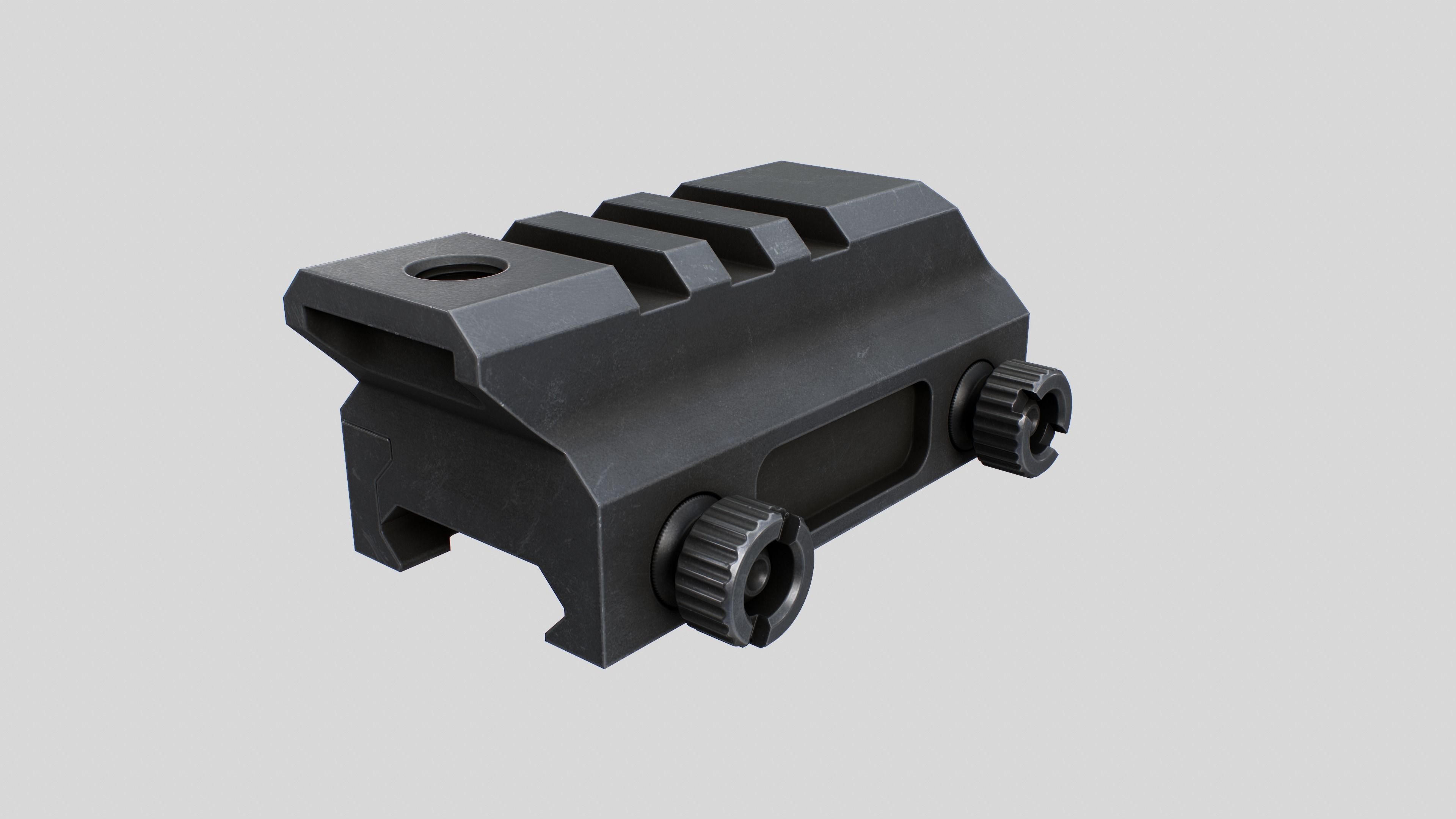 Wilcox Raptar-S Laser Range Finder Low-poly 3D model_17