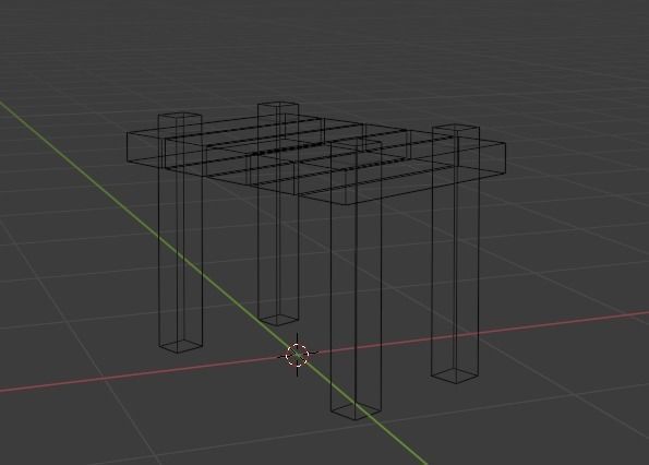 Ligthhouse island with lighthouse Low-poly 3D model_16
