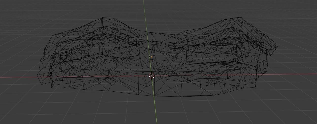 Ligthhouse island with lighthouse Low-poly 3D model_14