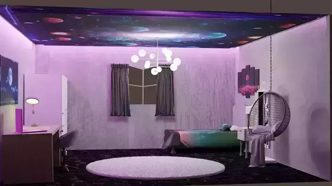 Teenager modern room