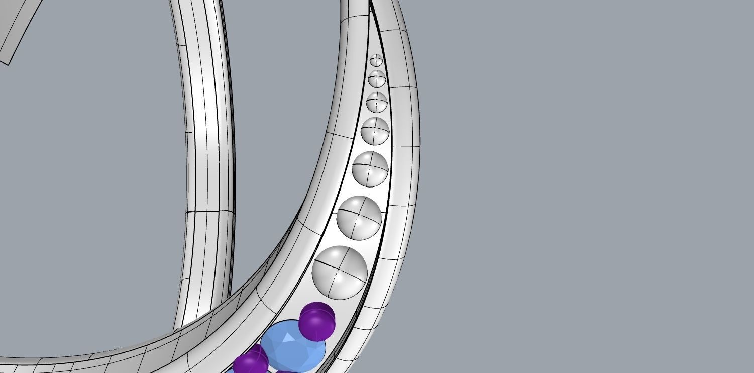 moon star Free 3D print model_4