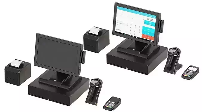 Pos Terminal BLENDER 3D Model Cycles