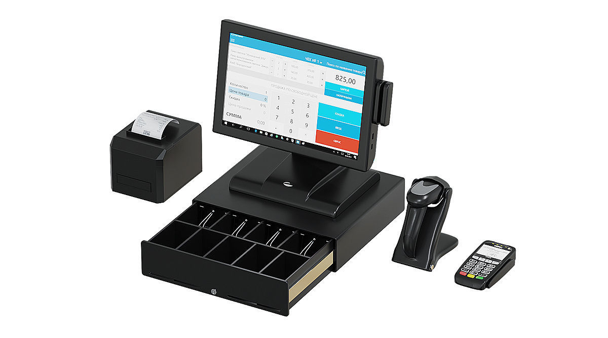 Pos Terminal BLENDER 3D Model Cycles 3D model_4