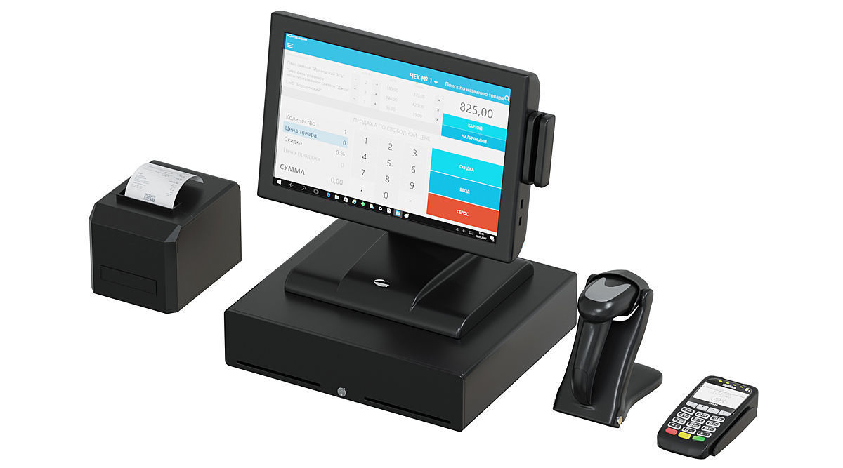 Pos Terminal BLENDER 3D Model Cycles 3D model_2