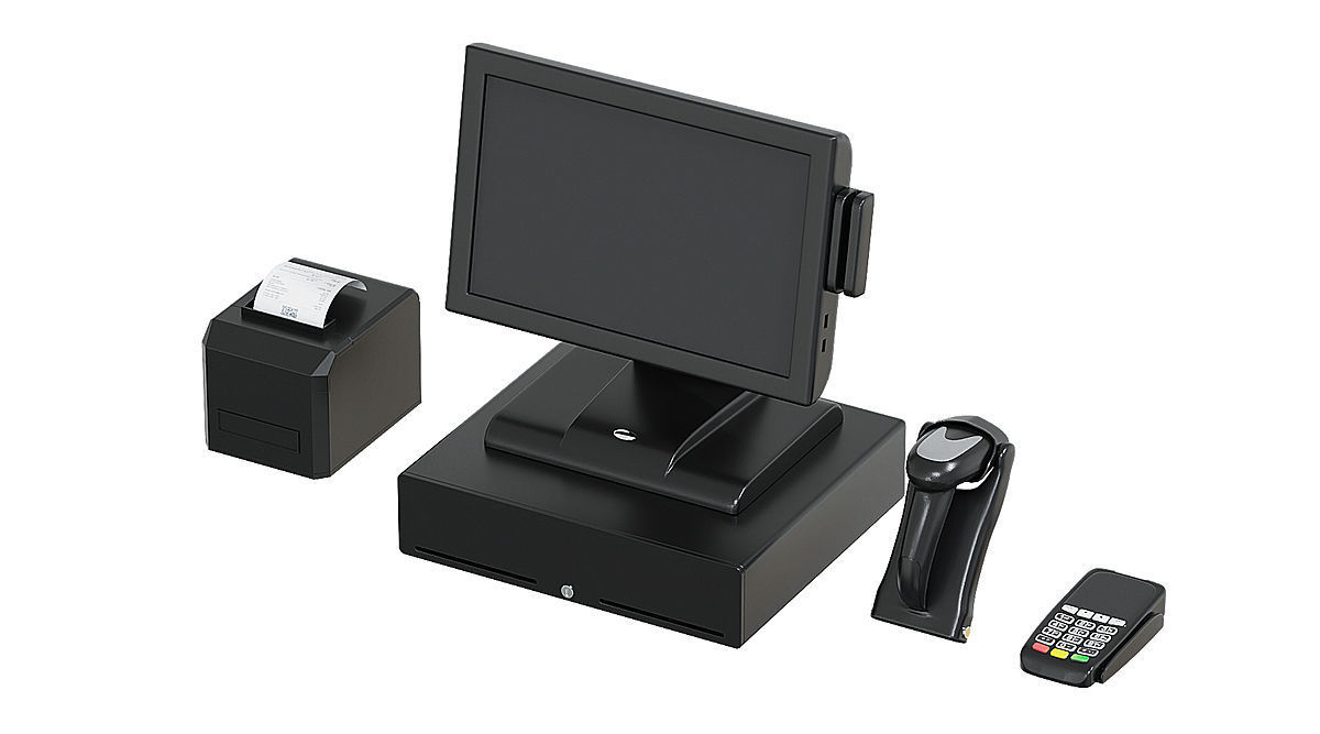 Pos Terminal BLENDER 3D Model Cycles 3D model_1