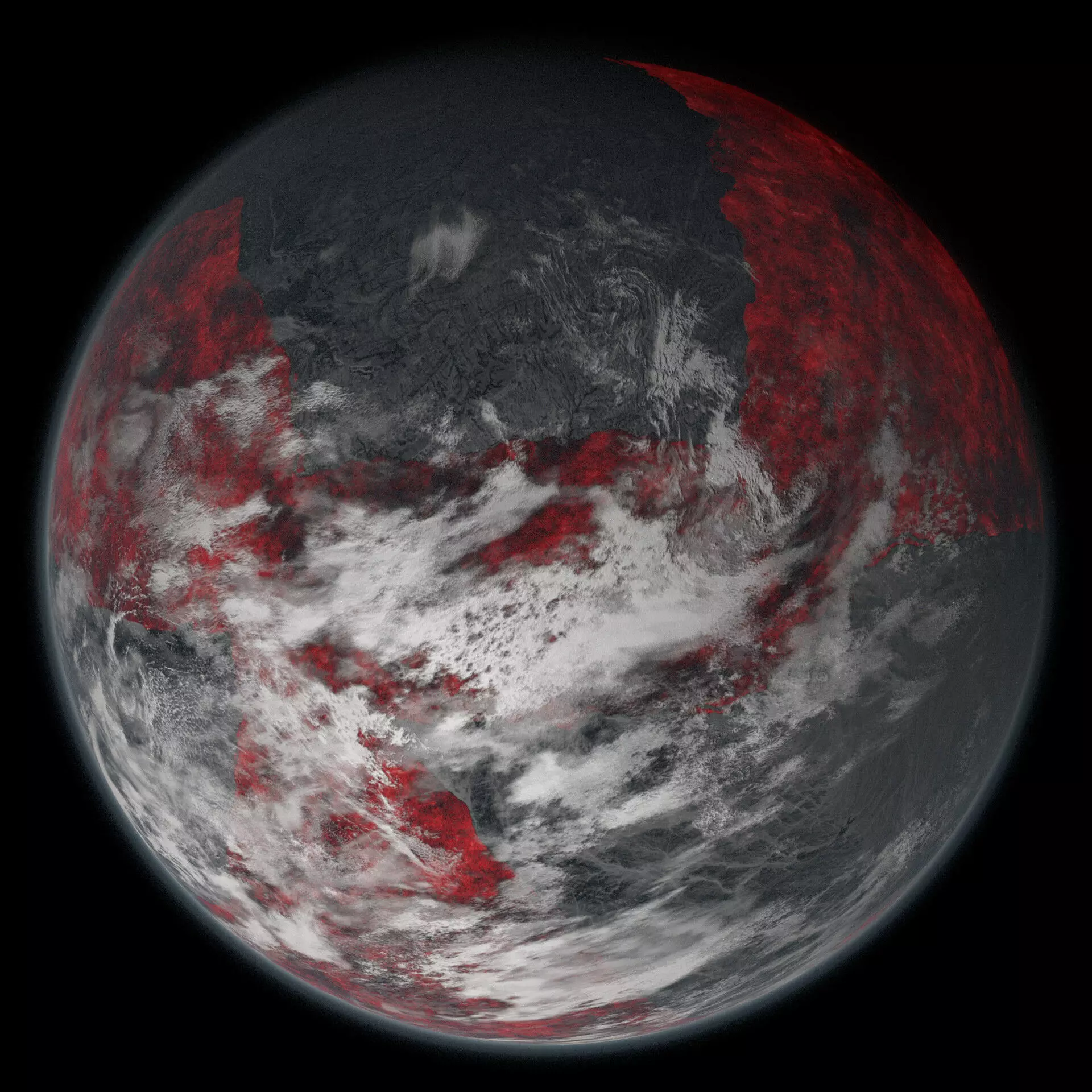 Volcanic Planet 02 Free 3D model