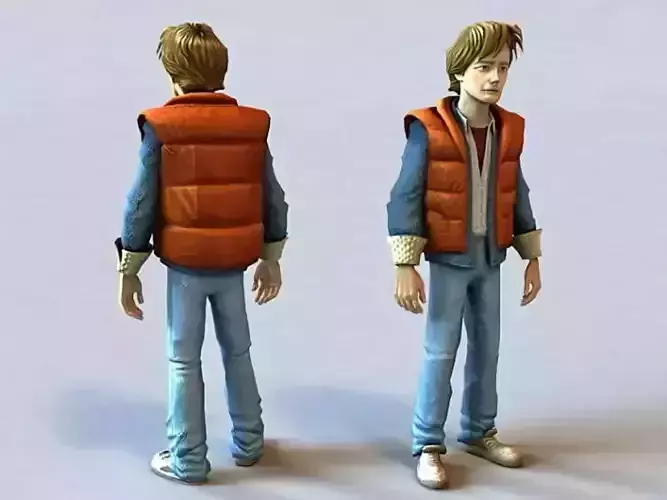 Martin Marty Mcfly 3D Model