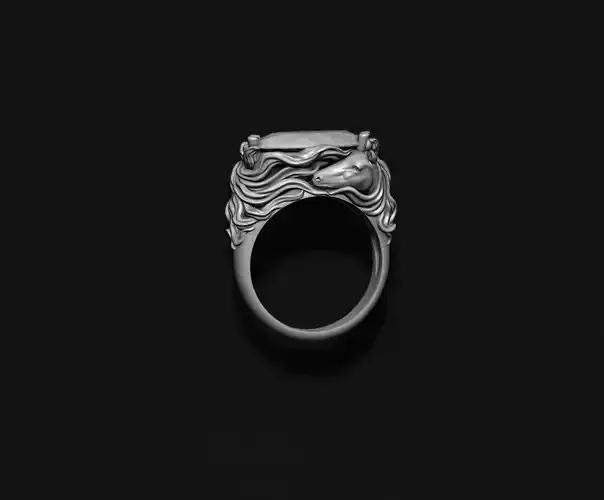 Horse ring 3D print model