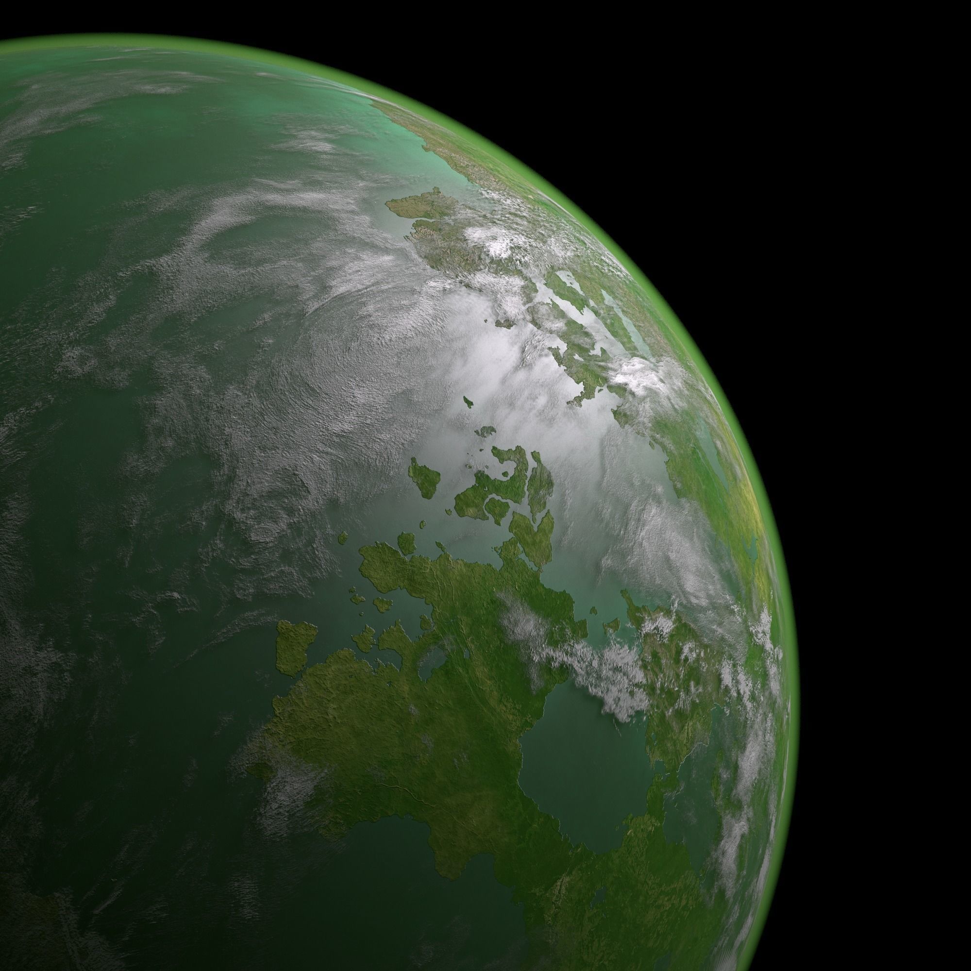 Felucia - Star Wars Planet Texture Free 3D model_3