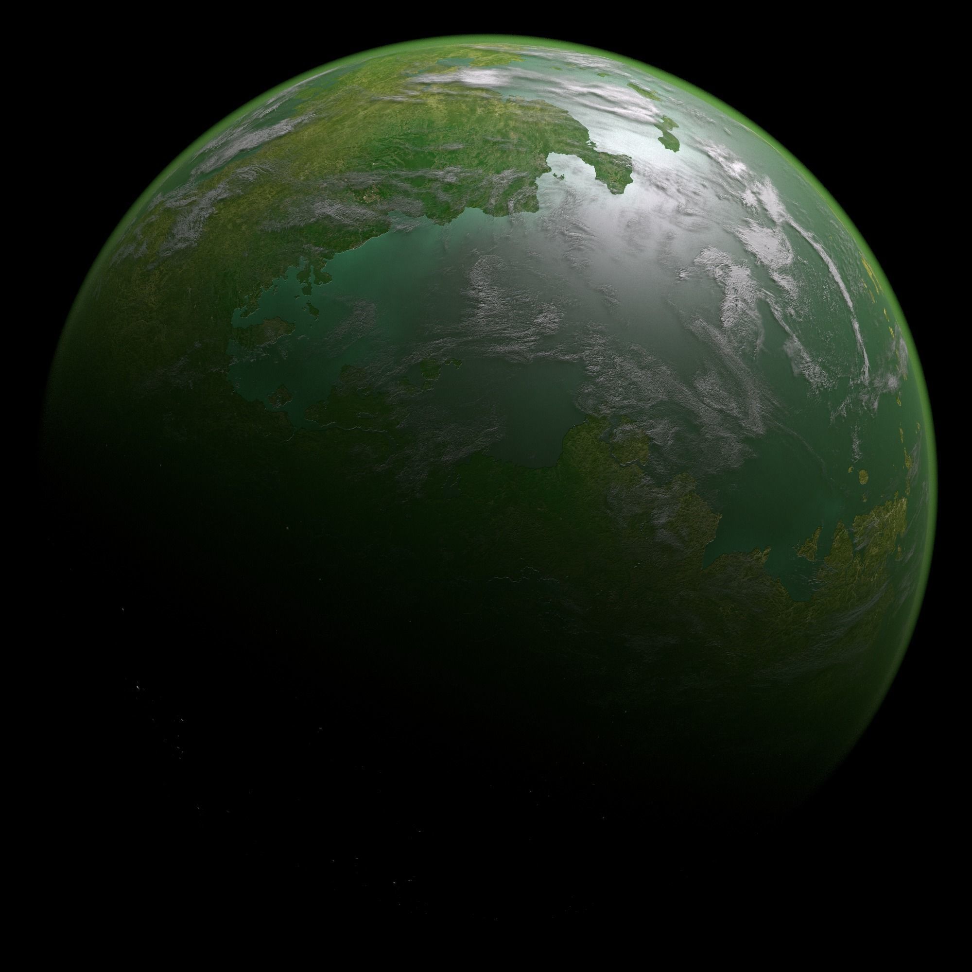 Felucia - Star Wars Planet Texture Free 3D model_5