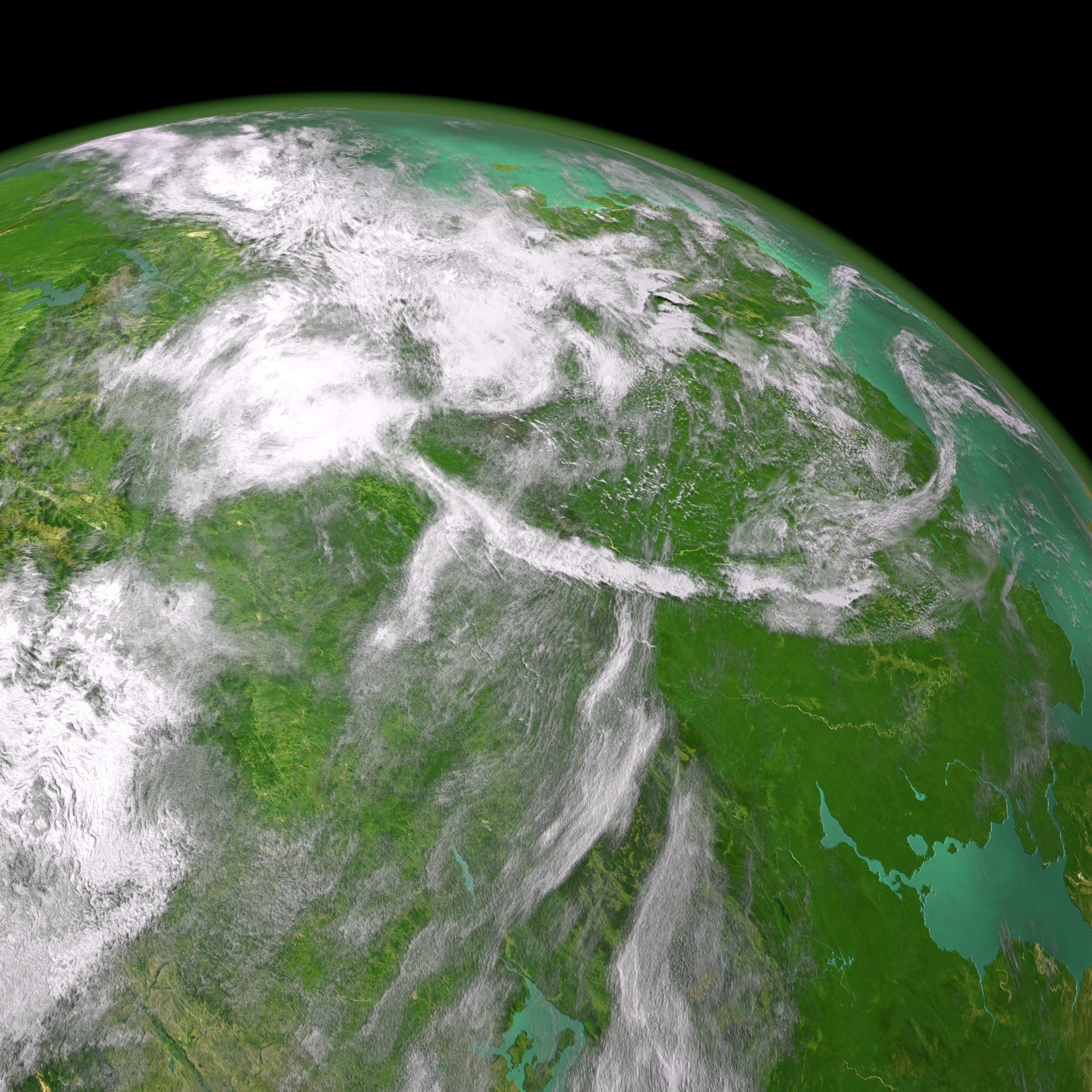 Felucia - Star Wars Planet Texture Free 3D model_2