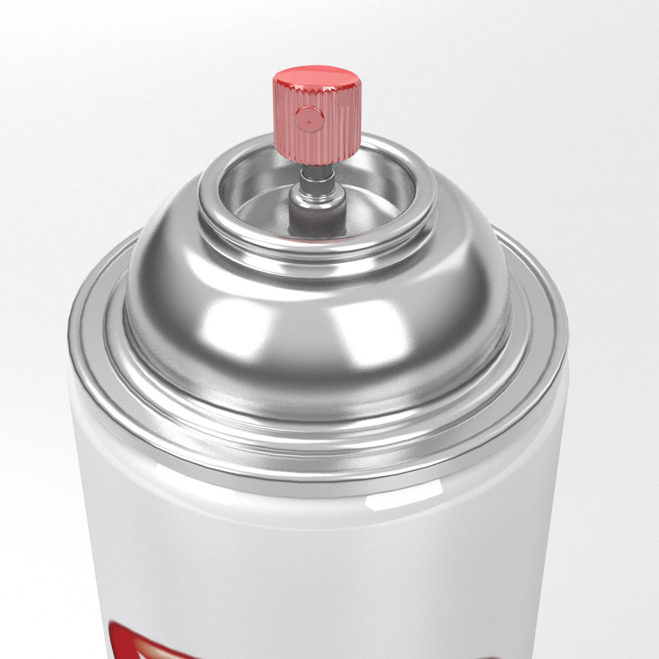 Spray paint can 3D model_3