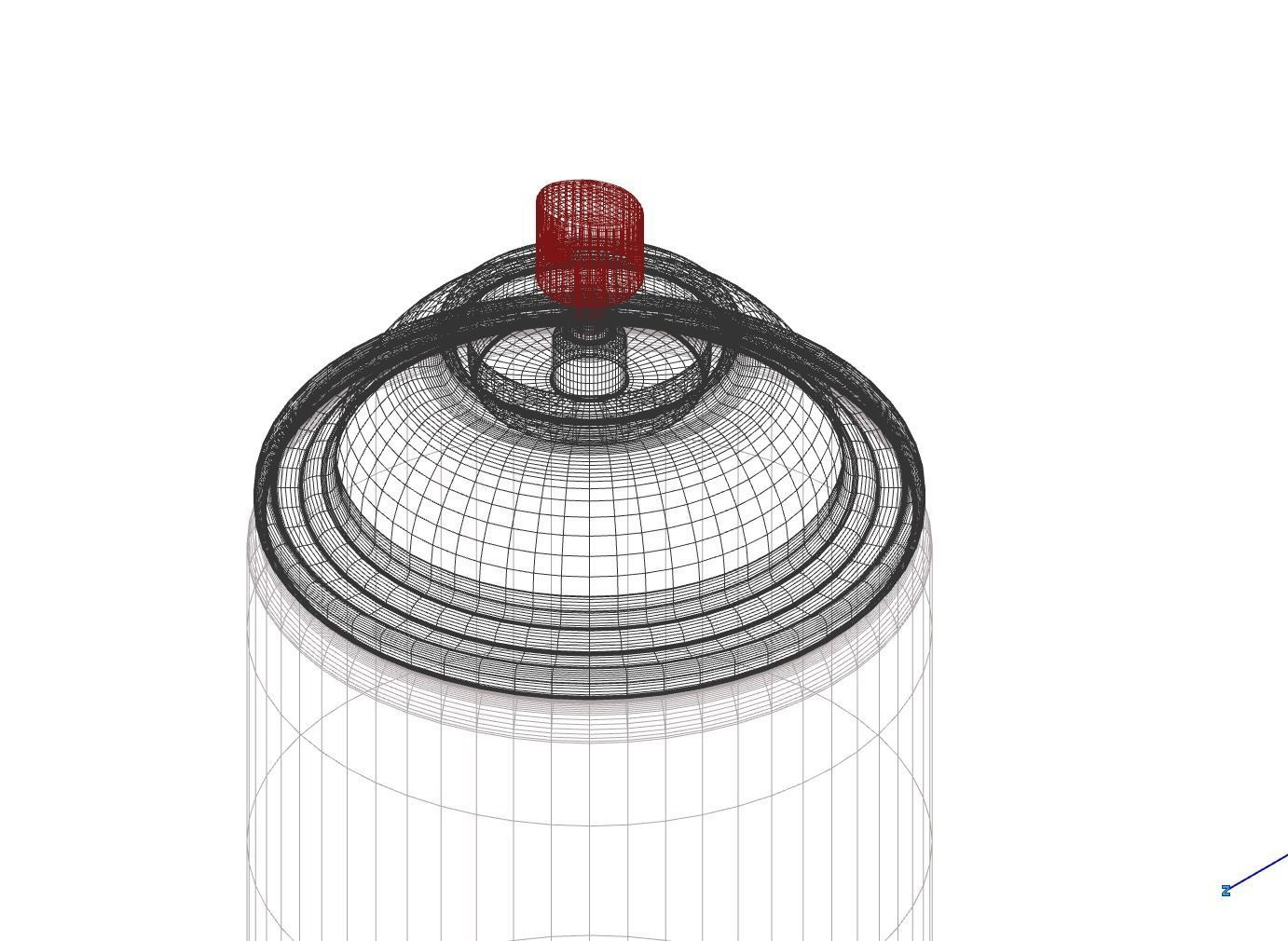 Spray paint can 3D model_6