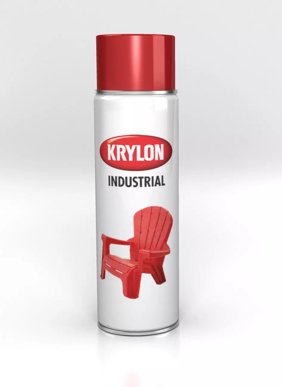 Spray paint can 3D model_0