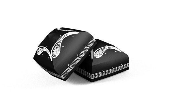 Uzbek national doppisi 3D model Low-poly 3D model