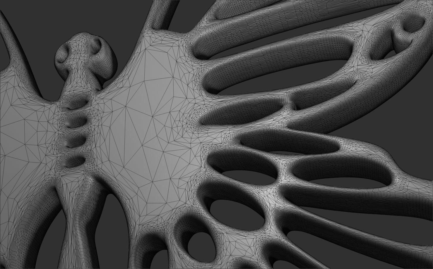 Pendant Butterfly Free 3D print model_3