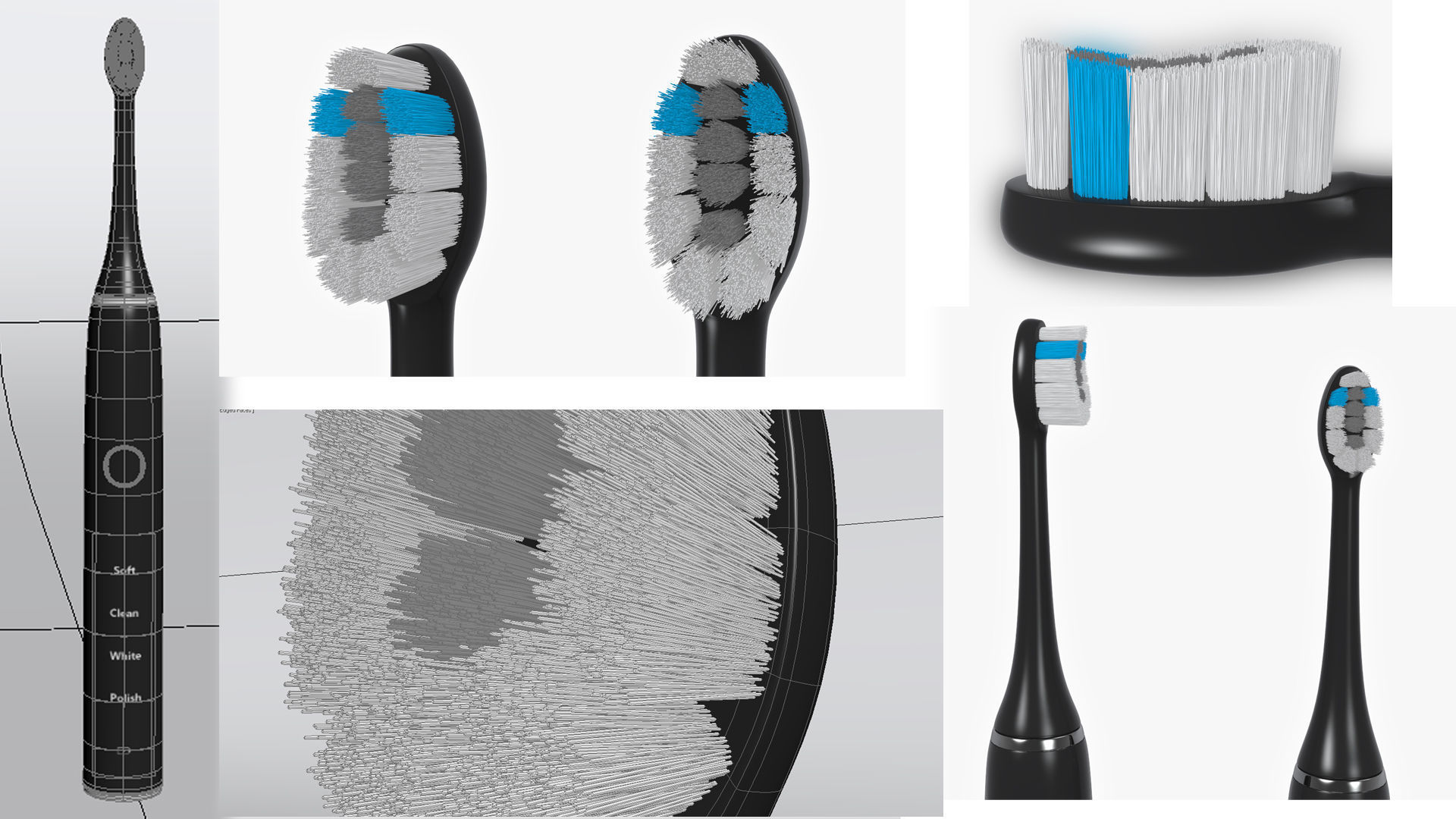 Smart Toothbrush 3D model_1