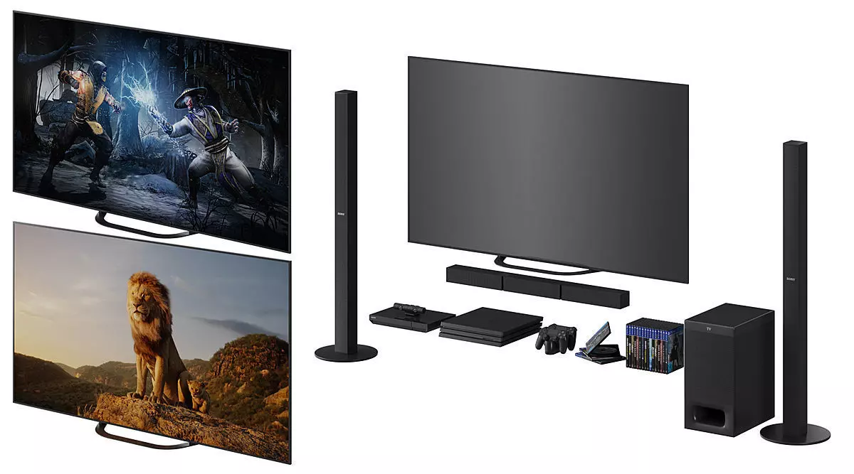 Sony Tv System BLENDER 3D Model Cycles 3D model_0