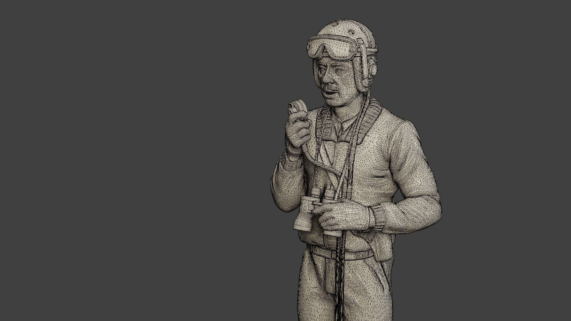 American Tank Crew ww2 ATC1 Pack1 3D Model Collection_35