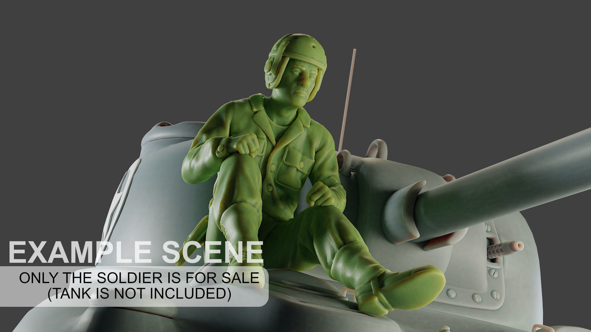 American Tank Crew ww2 ATC1 Pack1 3D Model Collection_20