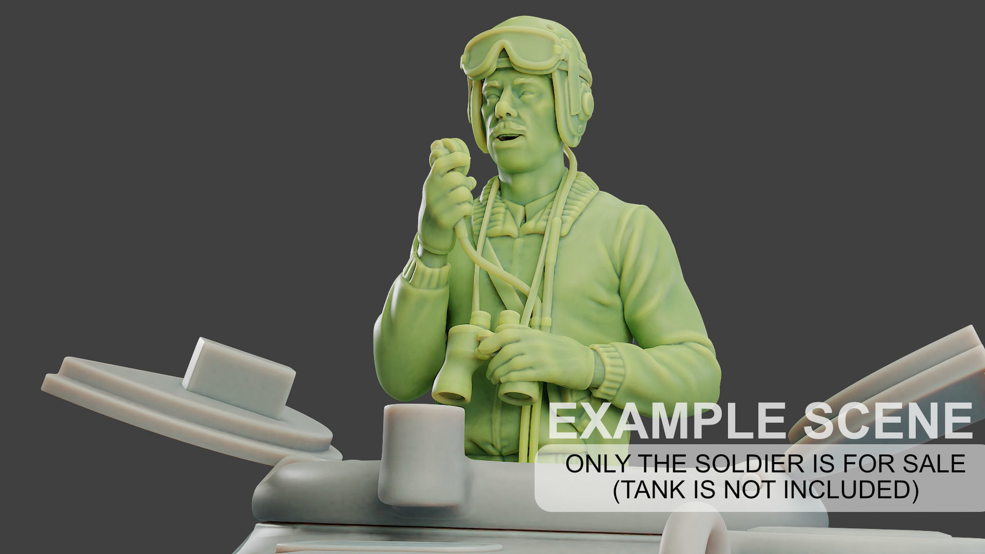 American Tank Crew ww2 ATC1 Pack1 3D Model Collection_19