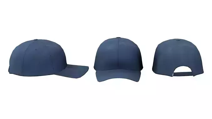 Sport Cap Low-poly 3D model