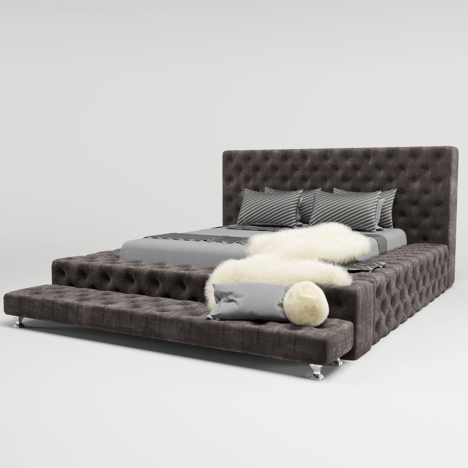 classic bed 3D model_1