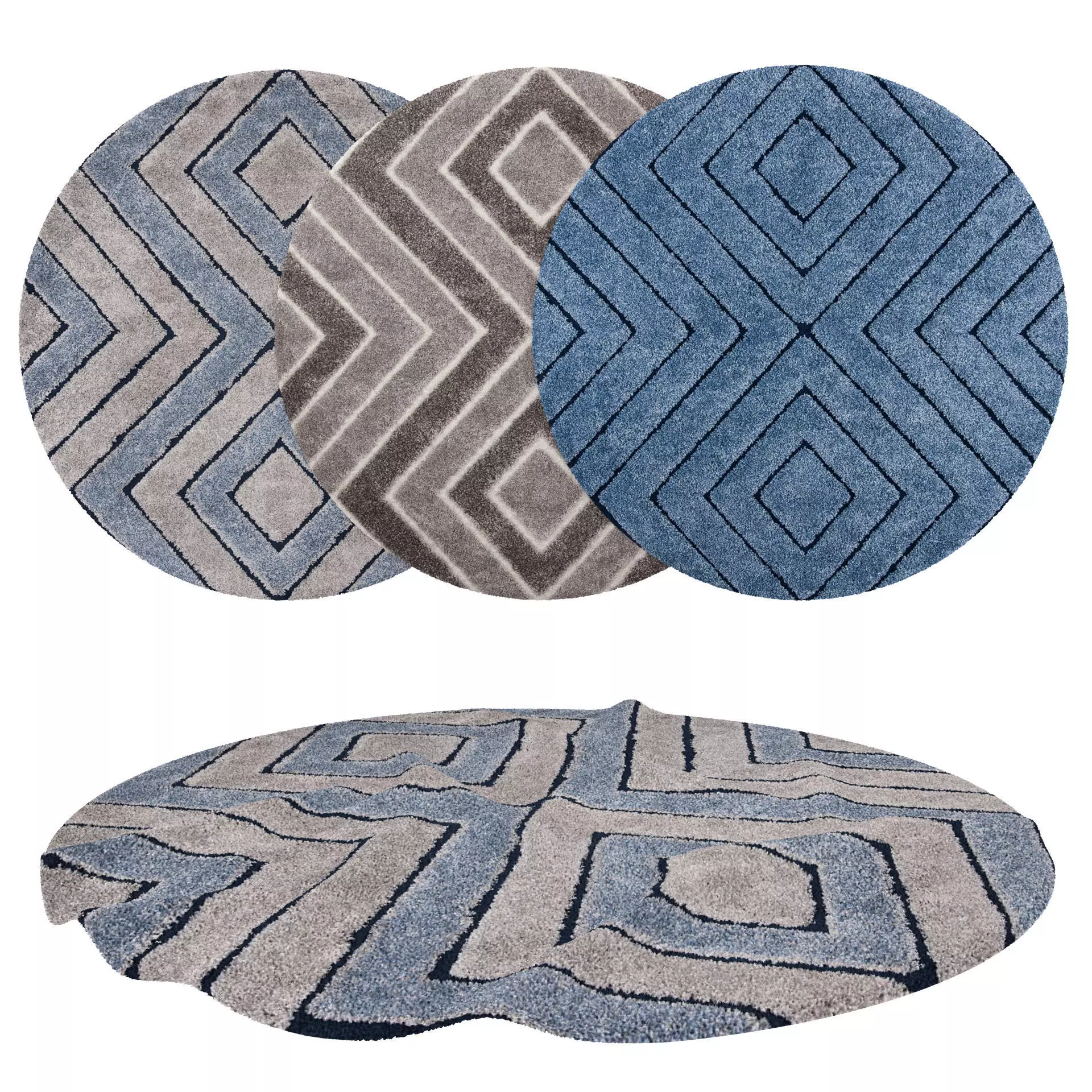 Rugs No 125 Low-poly 3D model_0