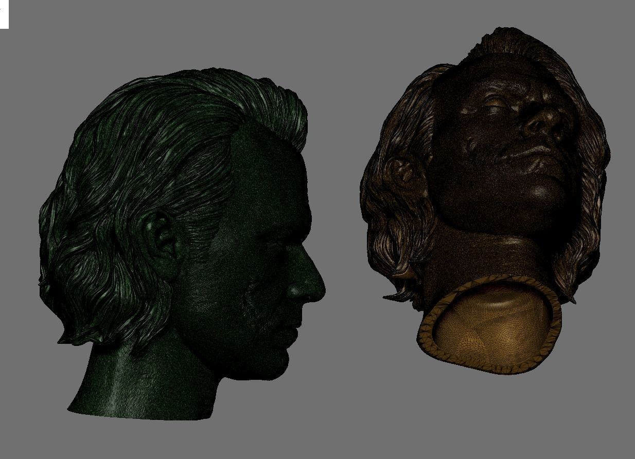 Joker- Heath Ledger Head 3D print model_14
