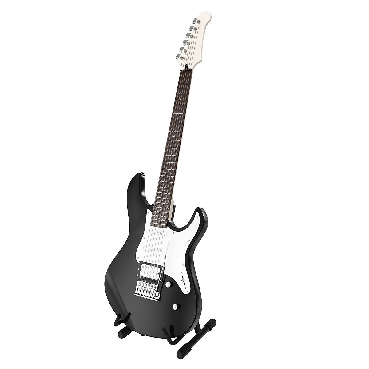 Electric Guitar Yamaha Pacifica 012 BLENDER 3D Model Cycles 3D model_3