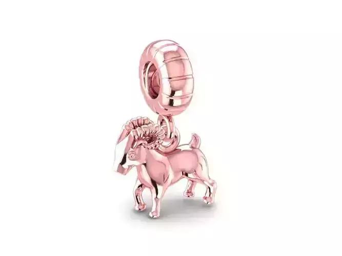 goat charm for bracelets 08