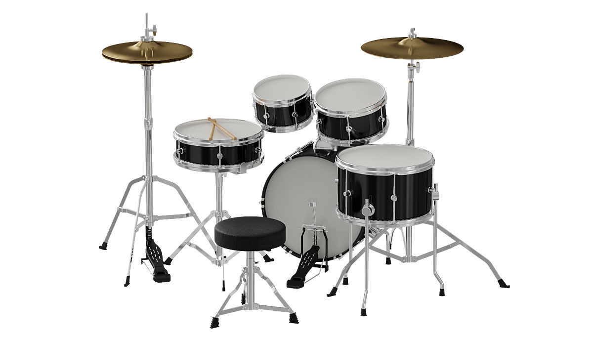 Pearl Drums BLENDER 3D Model Cycles 3D model_2