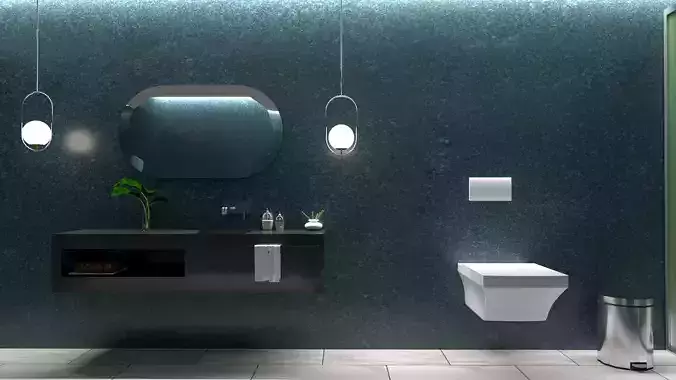 BATHROOM DESIN 3D model